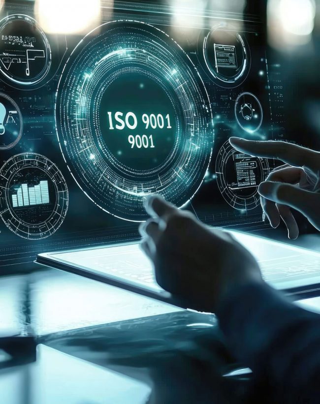Certificación ISO 9001 en una empresa industrial